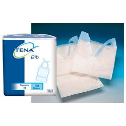 BAVAGLI MONOUSO TENA BIB MISURA SMALL/MEDIA 150 PEZZI - Luckyfarma.it