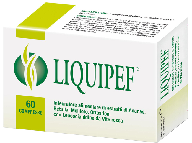 LIQUIPEF 60 COMPRESSE - Luckyfarma.it