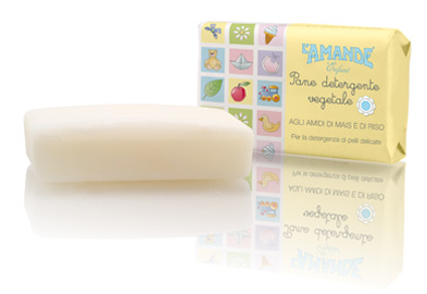 L'AMANDE ENFANT PANE DETERGENTE VEGETALE 100 G - Luckyfarma.it