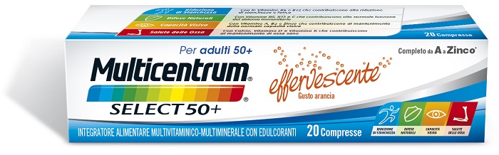MULTICENTRUM SELECT EFFERVESCENTE 20 COMPRESSE - Luckyfarma.it