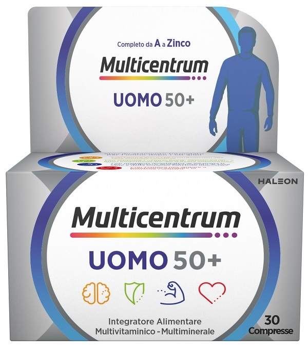 MULTICENTRUM UOMO 50+ 30 COMPRESSE - Luckyfarma.it