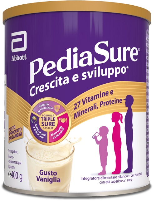 PEDIASURE CRESCITA&SVILUPPO RINFORZA VANIGLIA 400 G - Luckyfarma.it