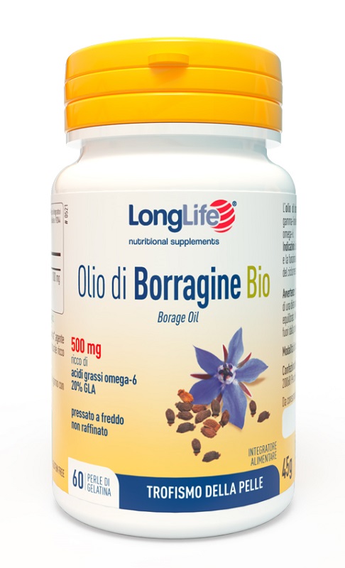 LONGLIFE OLIO BORRAGINE BIO 60 PERLE - Luckyfarma.it