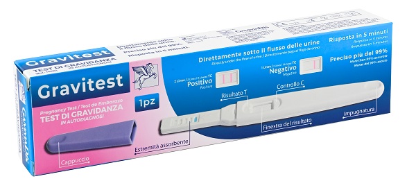 TEST GRAVIDANZA GRAVITEST 1 PEZZO - Luckyfarma.it