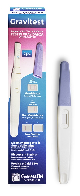 TEST GRAVIDANZA GRAVITEST 2 PEZZI - Luckyfarma.it