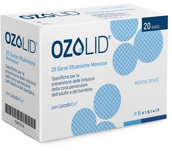 GARZA OZOLID OFTALMICA TNT CON OLIO OZONIZZATO IN FOSFOLIPIDI LIPOZONEYE 20 PEZZI - Luckyfarma.it