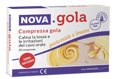 NOVA GOLA LIMONE/MIELE 20 COMPRESSE - Luckyfarma.it