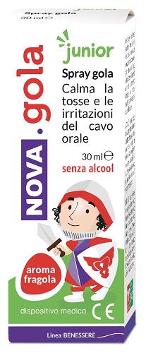 NOVA GOLA SPRAY JUNIOR FRAGOLA 30 ML - Luckyfarma.it