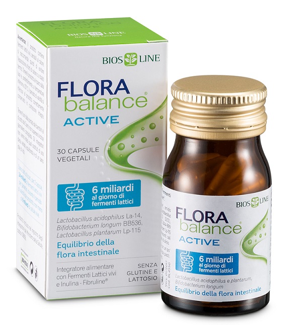 BIOSLINE FLORABALANCE ACTIVE 30 CAPSULE VEGETALI - Luckyfarma.it