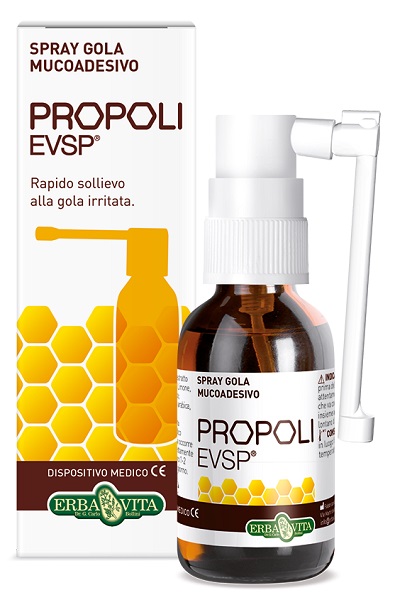 PROPOLI EVSP SPRAY GOLA MUCOADESIVO SENZA ALCOL 20ML - Luckyfarma.it