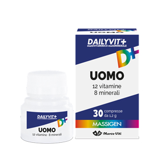 DAILYVIT+ UOMO MULTIVITAMINICO E MULTIMINERALE 30 COMPRESSE RIVESTITE - Luckyfarma.it