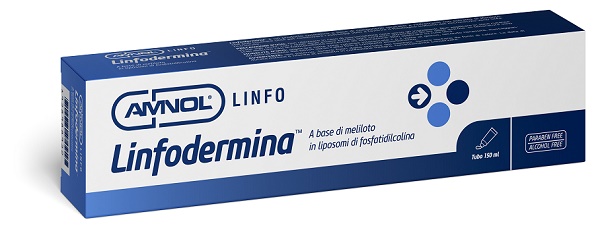 LINFODERMINA TUBO CONTIENE CUMARINA,MELILOTO,LIPOSOMI IN FOSFATIDILCOLINA PER FLEBOLOGIA E LINFOLOGIA - Luckyfarma.it