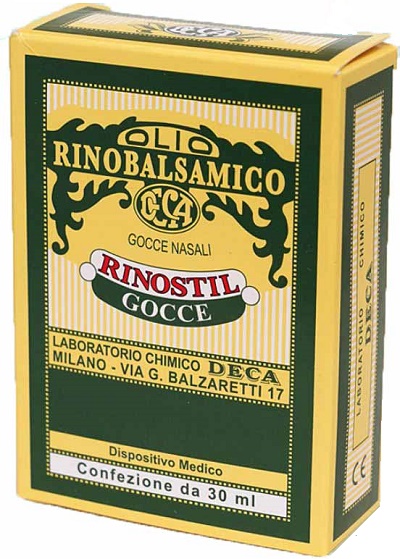 RINOSTIL GOCCE NASALI FLACONE 30ML OLIO RINOBALSAMICO PER LAPROTEZIONE DELLA MUCOSA NASALE E LA PULIZIA DELLE FOSSE NASALI - Luckyfarma.it