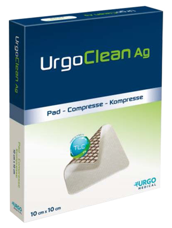 MEDICAZIONE TNT ASSORBENTE GELIFICANTE URGOCLEAN AG/SILVER 6X6CM 5 PEZZI - Luckyfarma.it