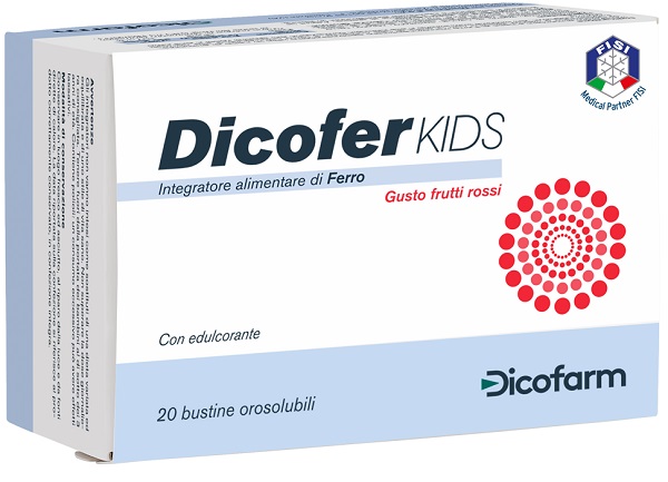 DICOFER KIDS 20 BUSTINE OROSOLUBILI - Luckyfarma.it