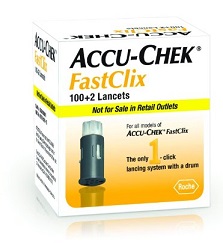 LANCETTE PUNGIDITO ACCU-CHEK FASTCLIX 100 + 2 PEZZI - Luckyfarma.it