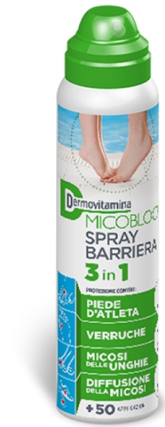 DERMOVITAMINA MICOBLOCK SPRAY BARRIERA 3 IN 1 PIEDE D'ATLETA 100 ML - Luckyfarma.it