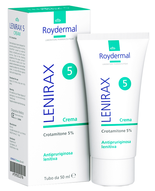 CREMA DERMATOLOGICA AL CROTAMITONE 5 % LENIRAX 5 50ML - Luckyfarma.it