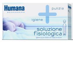 HUMANA SOLUZIONE FISIOLOGICA MONODOSE, 20 FLACONCINI DA 5ML - Luckyfarma.it