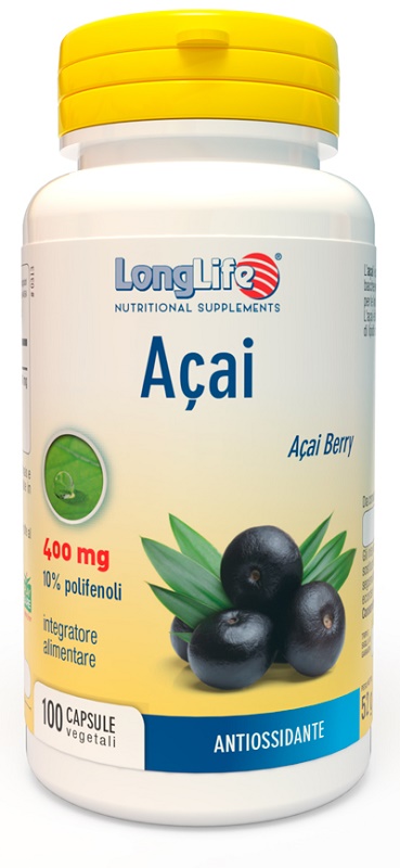 LONGLIFE ACAI 100 CAPSULE - Luckyfarma.it
