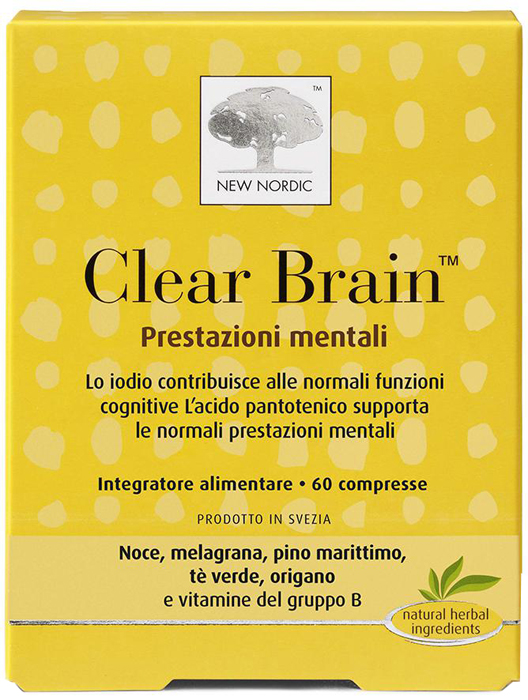 CLEAR BRAIN 60 COMPRESSE - Luckyfarma.it