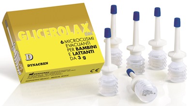 GLICEROLAX BAMBINI E LATTANTI MICROCLISMI EVACUANTI 6 PEZZI X 3 G CONTIENE AMIDO DI RISO - Luckyfarma.it