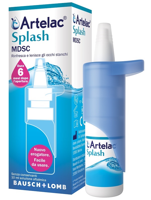 ARTELAC SPLASH MULTIDOSE GOCCE OCULARI FLACONE 10 ML - Luckyfarma.it