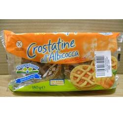 HAPPY FARM CROSTATA DI ALBICOCCHE SENZA GLUTINE 180 G - Luckyfarma.it