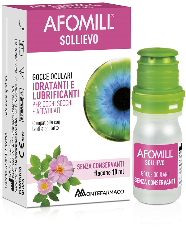 AFOMILL SOLLIEVO GOCCE OCULARI SOLLIEVO OCCHI 10 ML - Luckyfarma.it