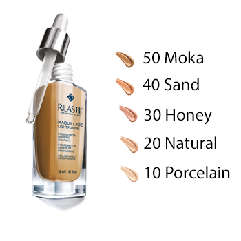 RILASTIL MAQUILLAGE FONDOTINTA SIERO IDRATANTE PROTETTIVO 50 30 ML - Luckyfarma.it