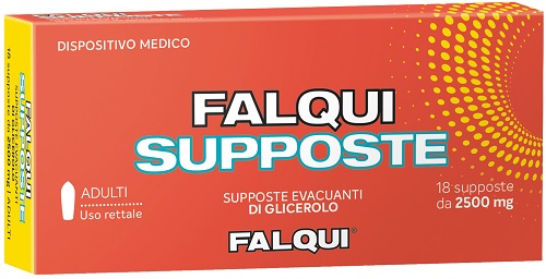 SUPPOSTE FALQUI 18 SUPPOSTE CON GLICERINA 2500MG ADULTI - Luckyfarma.it
