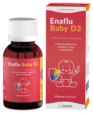 ENAFLU BABY D3 SOLUZIONE ORALE 150 ML - Luckyfarma.it