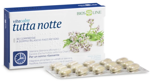 VITACALM TUTTA NOTTE FAST/RETARD 30 COMPRESSE - Luckyfarma.it