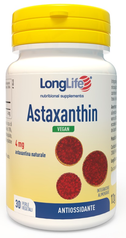 LONGLIFE ASTAXANTHIN 30 PERLE VEG - Luckyfarma.it