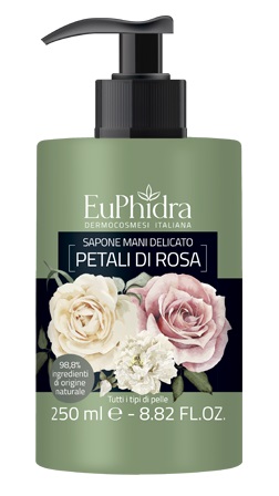 EUPHIDRA SAPONE LIQUIDO MANI ROSA IN FLACONE CON ETICHETTA DISPENSER - Luckyfarma.it
