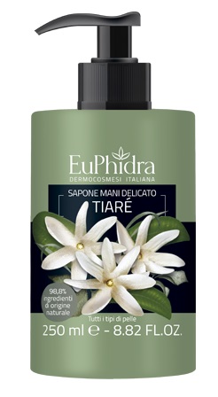 EUPHIDRA SAPONE LIQUIDO MANI TIARE' IN FLACONE CON ETICHETTA DISPENSER - Luckyfarma.it