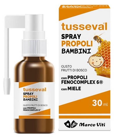 TUSSEVAL GOLA PROPOLI SPRAY PER BAMBINI 30 ML - Luckyfarma.it