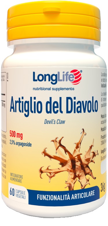 LONGLIFE ARTIGLIO DEL DIAVOLO 2% 60 CAPSULE - Luckyfarma.it
