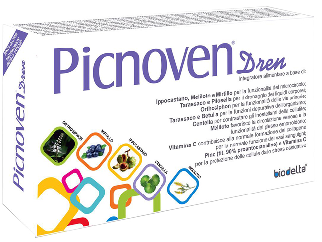 PICNOVEN DREN 100 COMPRESSE 62 G - Luckyfarma.it