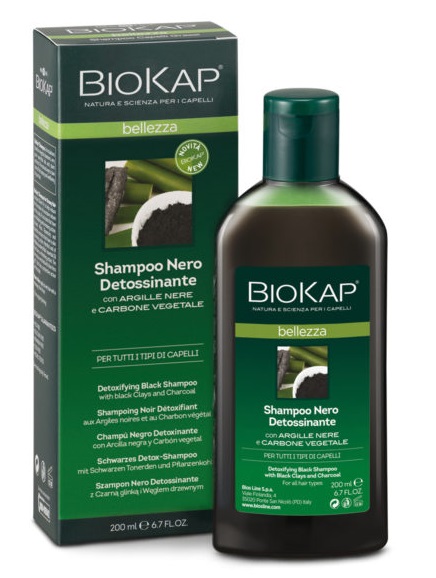 BIOKAP SHAMPOO NERO DETOSSINANTE 200 ML - Luckyfarma.it