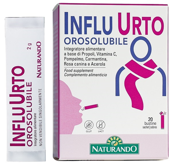 INFLU URTO OROSOLUBILE 20 BUSTINE DA 2 G - Luckyfarma.it