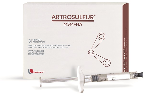 ARTROSULFUR MSM+HA 3 SIRINGHE PRERIEMPITE - Luckyfarma.it