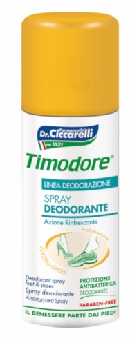 TIMODORE SPRAY DEODORANTE ALLO ZENZERO 150 ML - Luckyfarma.it