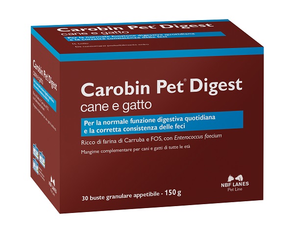 CAROBIN PET DIGEST GRANULARE 30 BUSTE DA 5 G - Luckyfarma.it