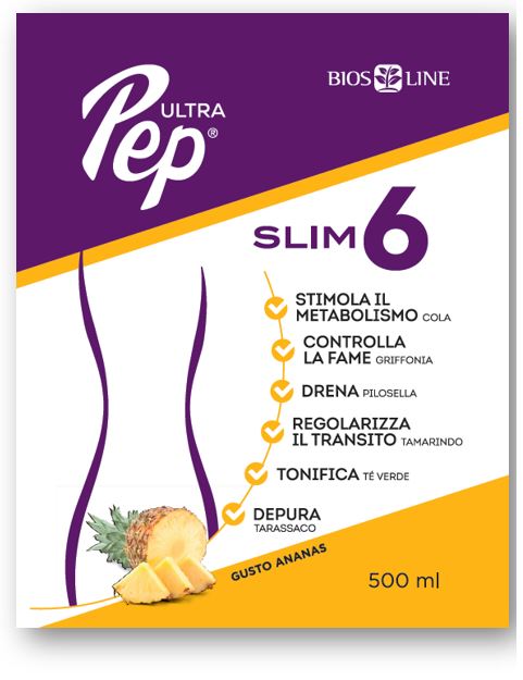 ULTRA PEP SLIM 6 ANANAS 500 ML CON EDULCORANTE - Luckyfarma.it