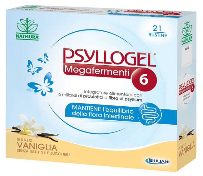PSYLLOGEL MEGAFERMENTI 6 VANIGLIA 21 BUSTINE - Luckyfarma.it