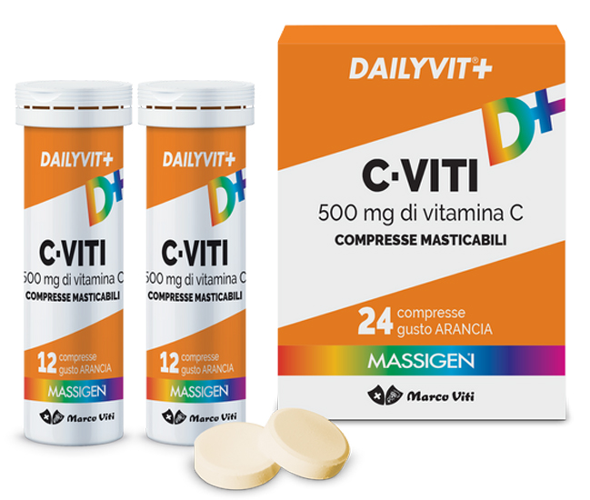 C VITI 500 MG 24 COMPRESSE MASTICABILI - Luckyfarma.it