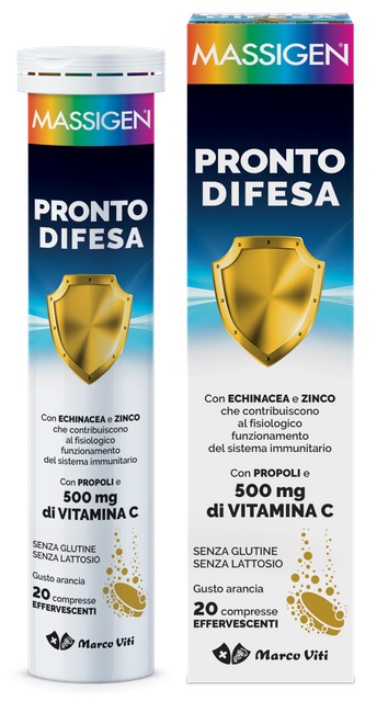 MASSIGEN PRONTO DIFESA 20 COMPRESSE EFFERVESCENTI - Luckyfarma.it