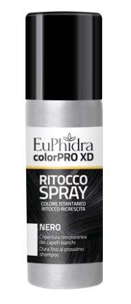 EUPHIDRA COLORPRO XD TINTURA RITOCCO SPRAY CAPELLI NERO 75 ML - Luckyfarma.it