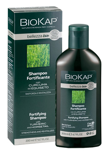BIOKAP BELLEZZA BIO SHAMPOO FORTIFICANTE COSMOS ECOCERT 200 ML - Luckyfarma.it
